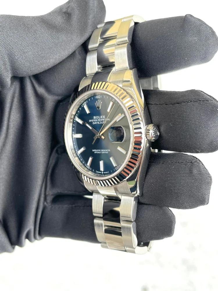 Rolex Datejust 41 Blue Dial Box+Papers 2021